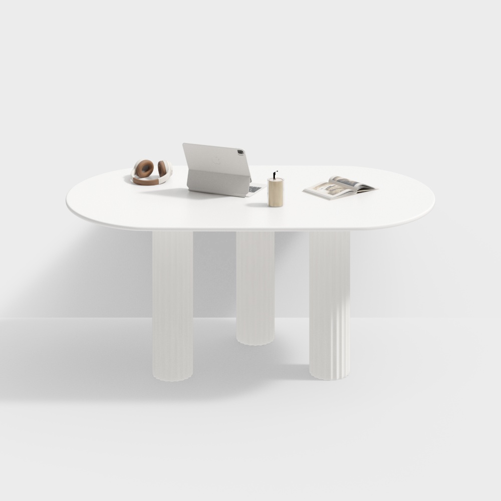 Bàn ăn phong cách kem