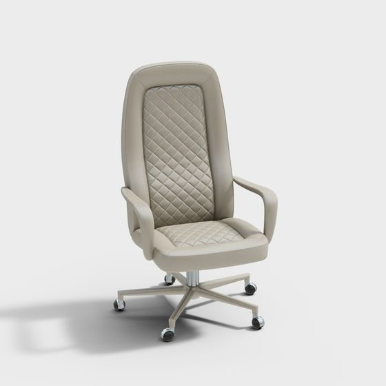 Modern Low-Poly Office Chair 3D model