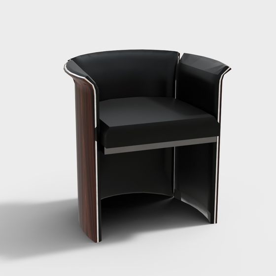 Elegant Armchair 3D model for Modern Settings