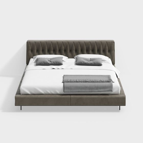 Urban Comfort 3D Model Bed