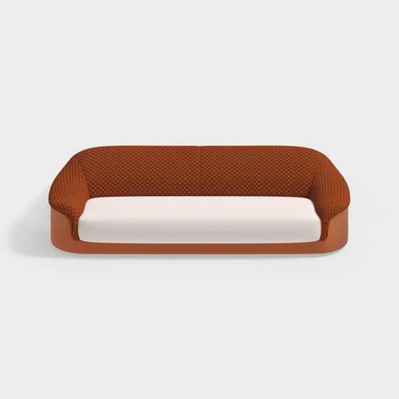 Cozy Corner Couch 3D model for Design Projects