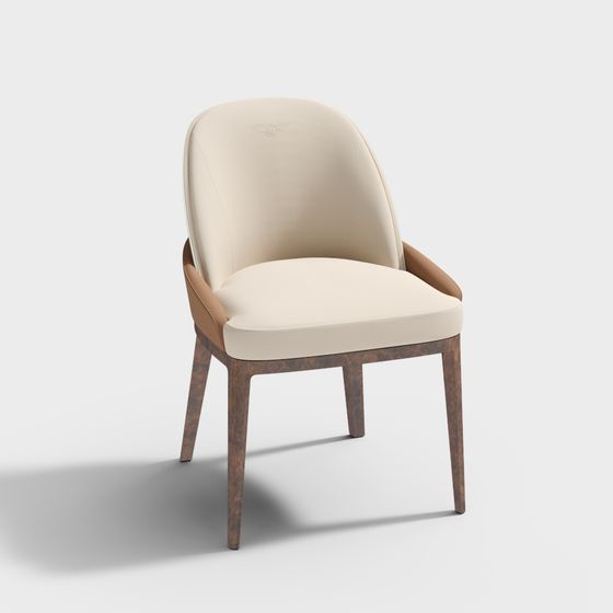 Elegant Bentley Chair 3D model