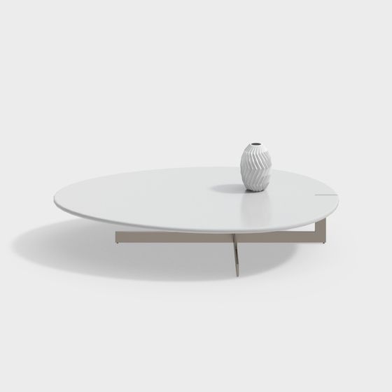 Sleek Coffee Table 3D model for Modern Interiors