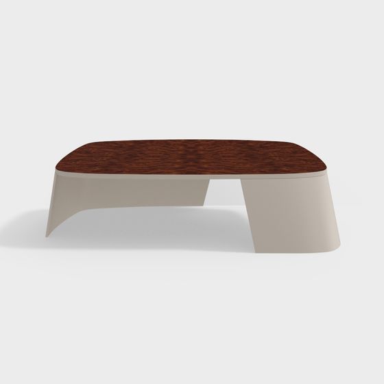 Sleek Coffee Table 3D model for Modern Spaces