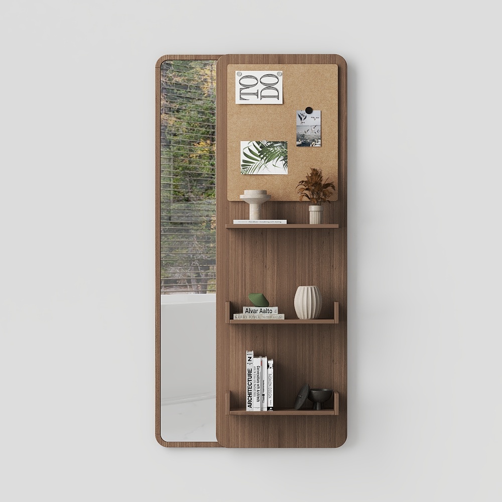 Specchio da trucco estraibile - T