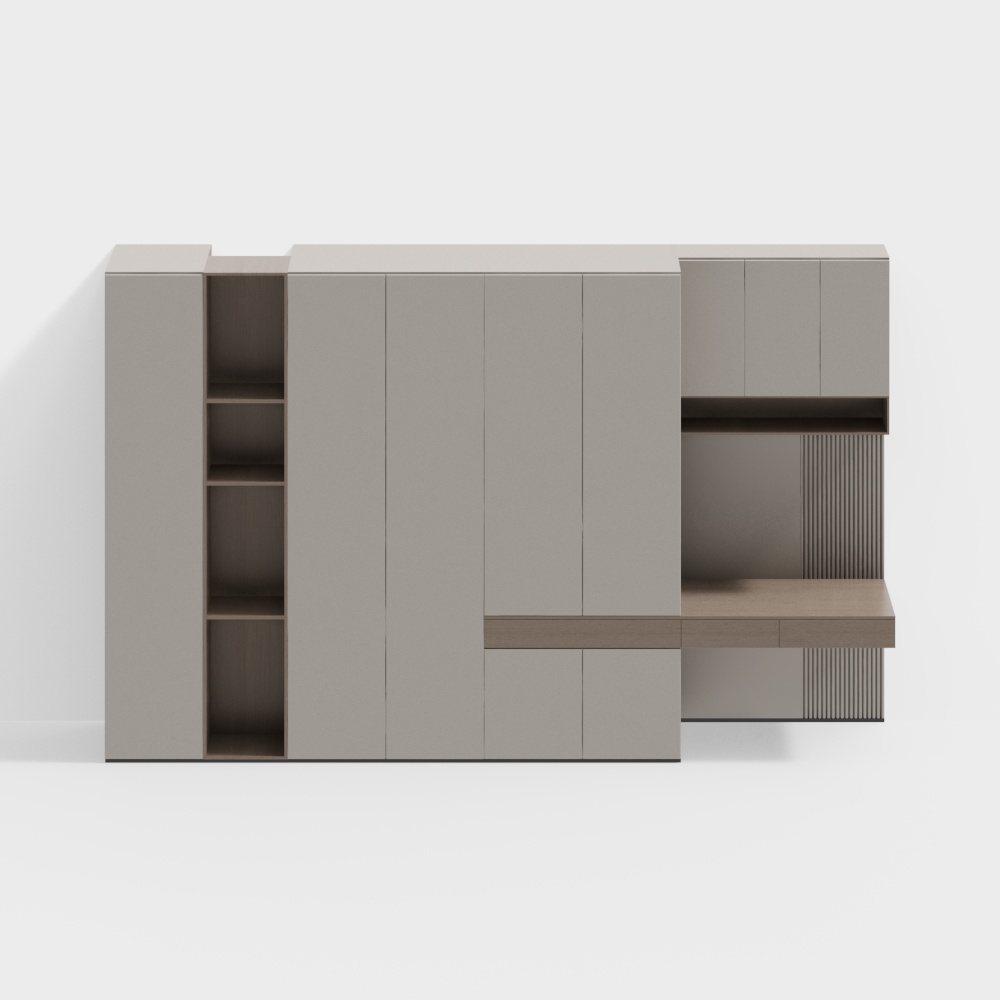 Armoire de chambre principale de la porte sud