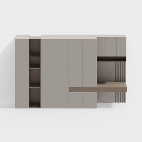 Armoire de chambre principale de la porte sud