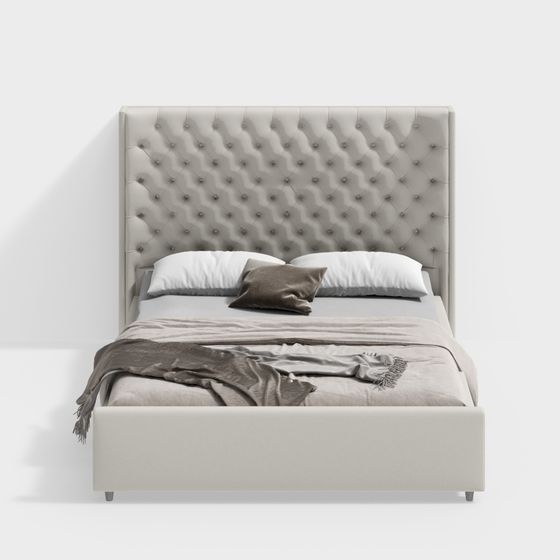 Urban Comfort 3D Model Bed