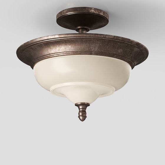 Vintage Ceiling Light 3D model