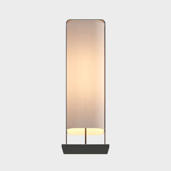 Stylish Minimalist Table Lamp 3D model for Modern Spaces