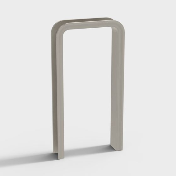 Minimalist Low-Poly Door Frame 3D model