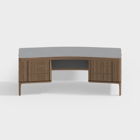 Elegant Desk 3D model for Modern Spaces