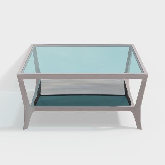 Modern Glass Table 3D model