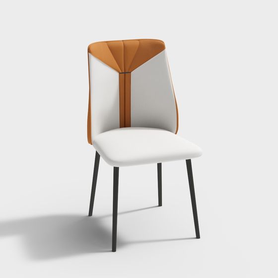 Stylish Low-Poly Chair 3D Model for Modern Design