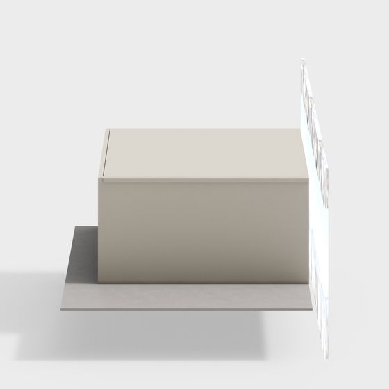 Modern Minimalist City Cabin 3D model