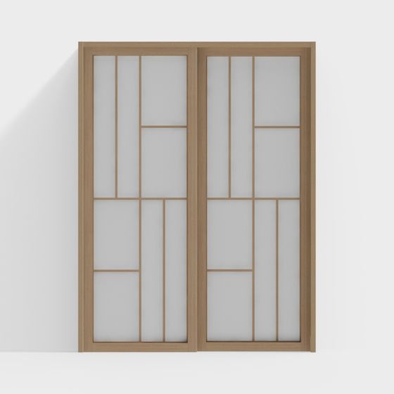 Light and Shadow Door 3D model
