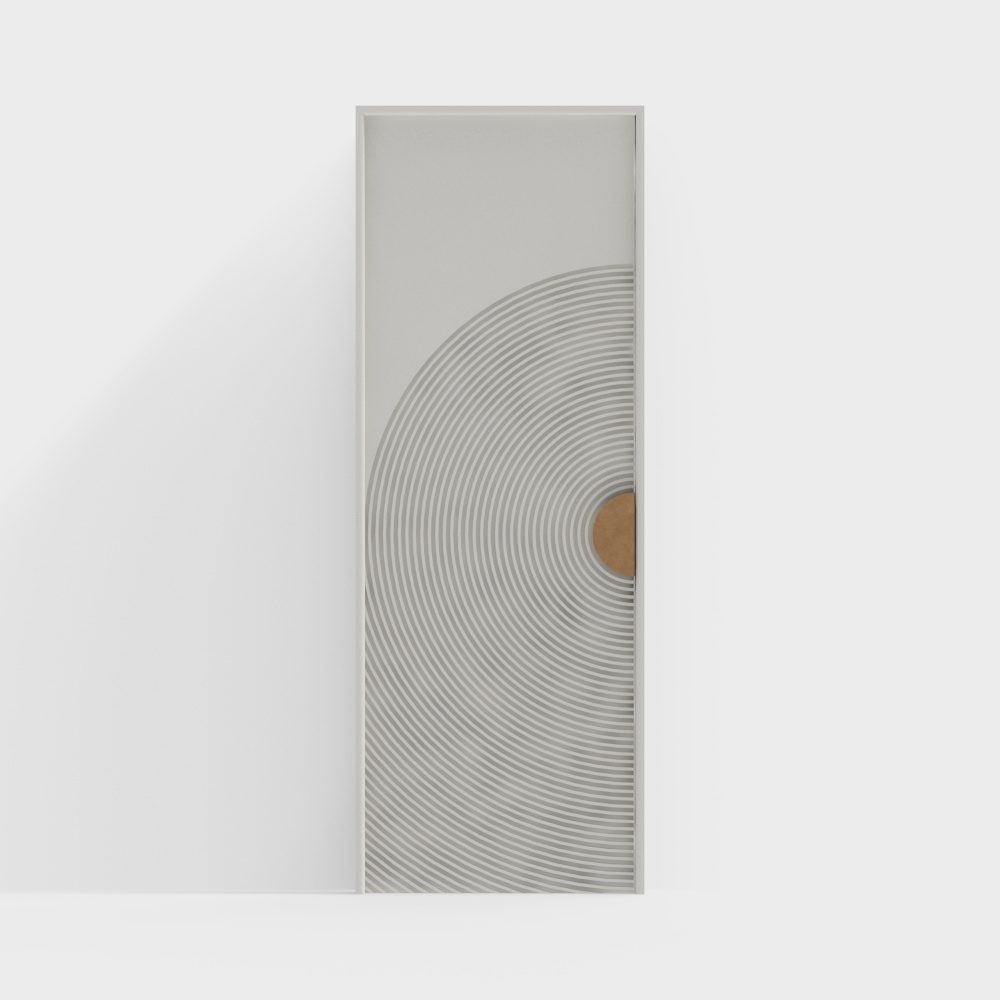 New Chinese-Style Single Door