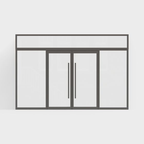 City Gate 3D model - Modern Minimalist Design