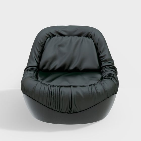 Modern Low-Poly Armchair 3D Model