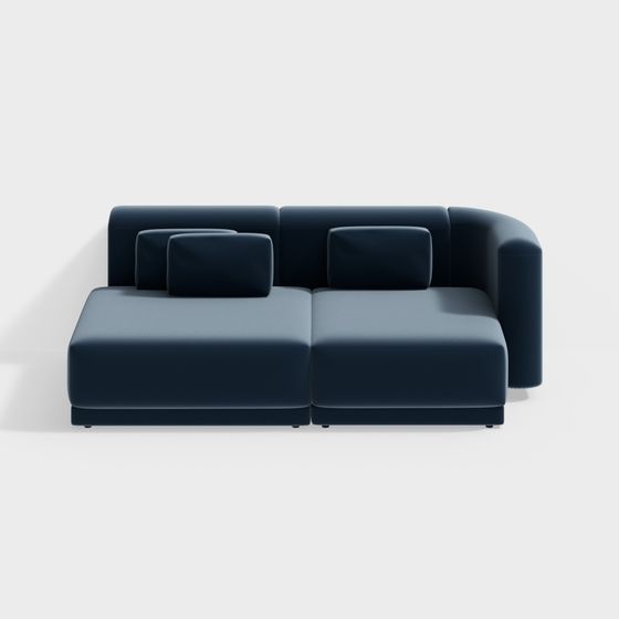 Urban Comfort Sofa 3D model