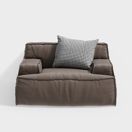 Unique Low-Poly Sofa 3D model for Modern Interiors