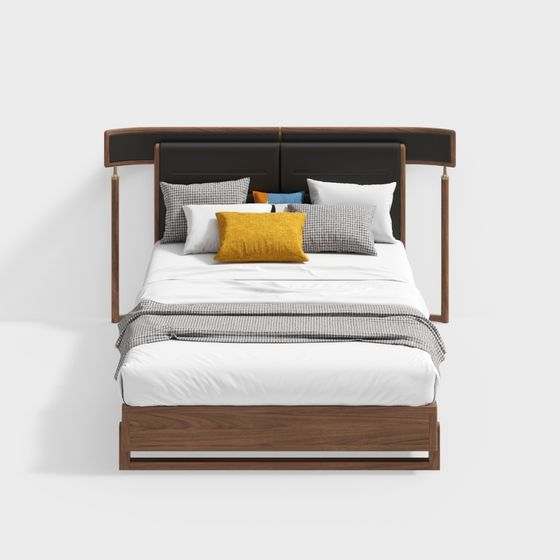 Urban Retreat 3D model Bed Design