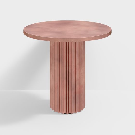 Wavy Round Table 3D model
