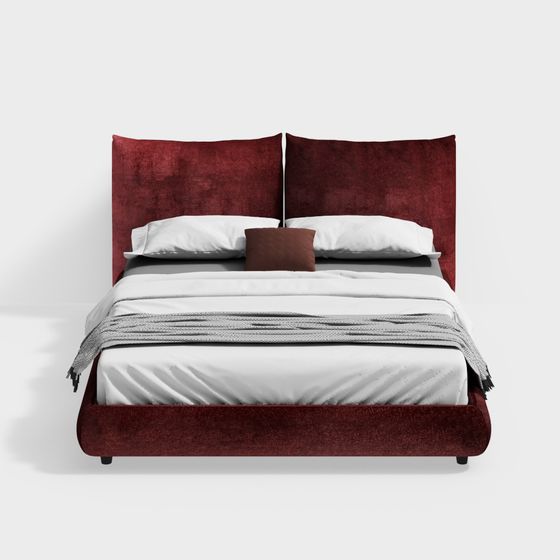 Velvet Dream 3D model Bed Design
