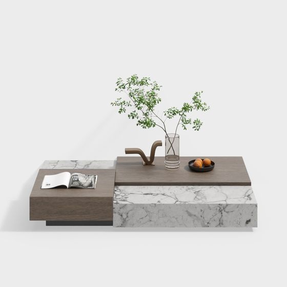 Modern Minimalist Coffee Table 3D model