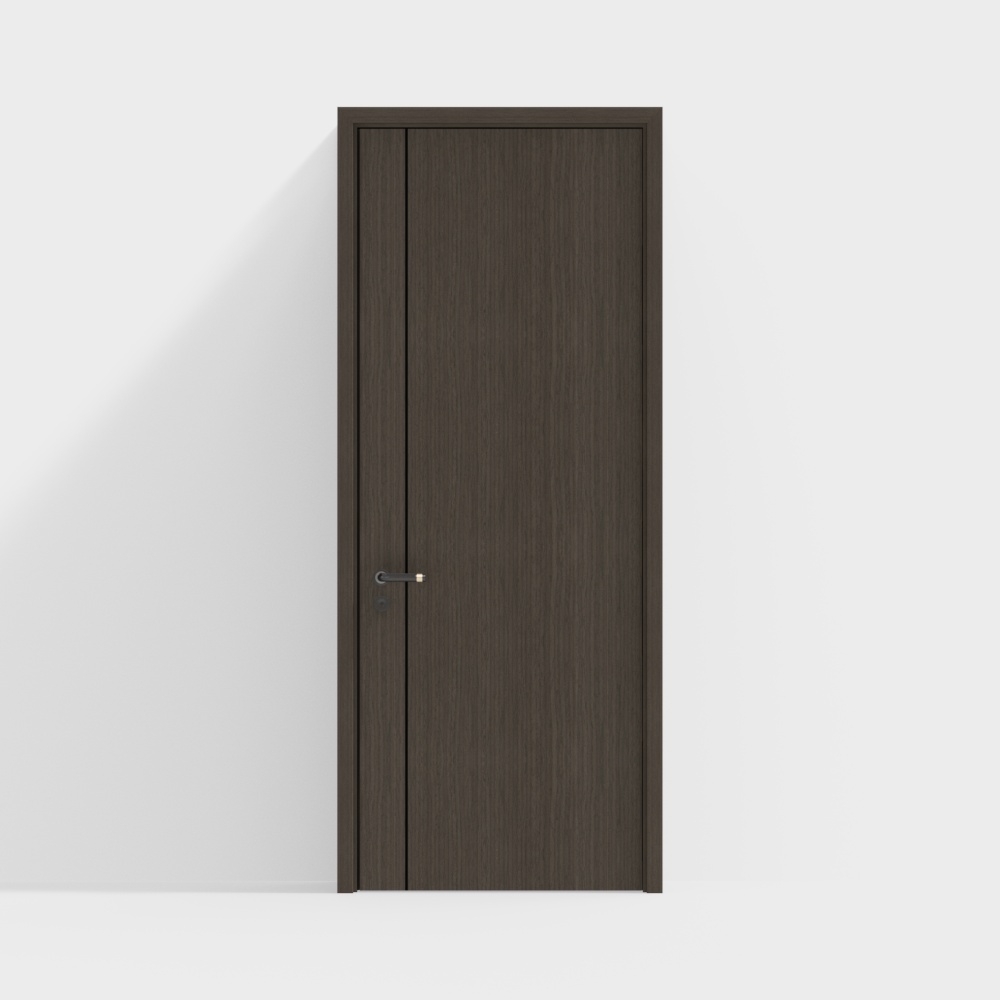 Modern Solid Wood Single Door
