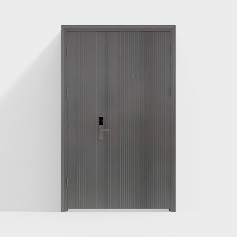 Moderne Einbruchschutz-Tür