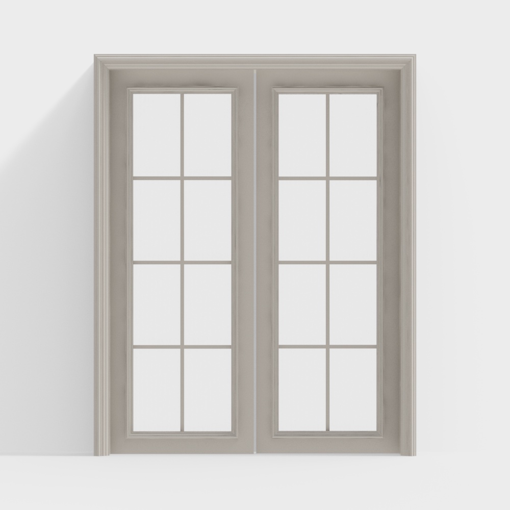 Современные двойные двери