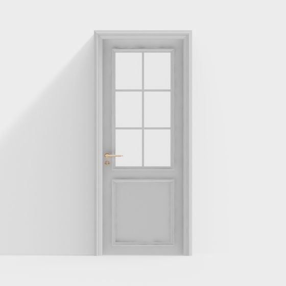 Elegant Door 3D model - Minimalist Design