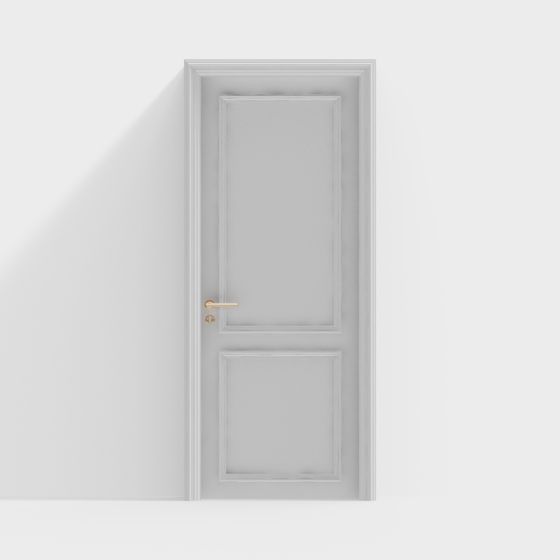 Elegant Minimalist 3D Door Model