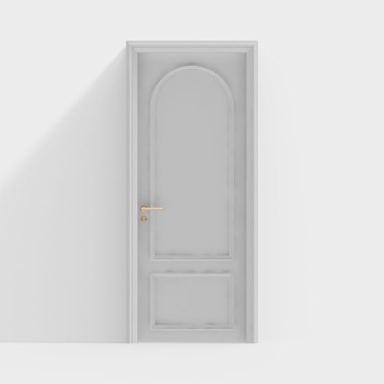 Elegant Arch Door 3D model for Modern Interiors