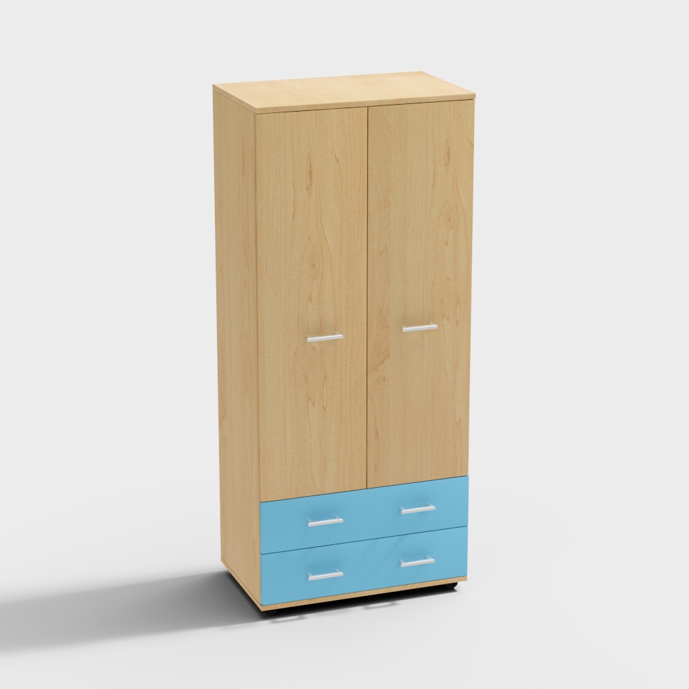 Wooden file cabinet