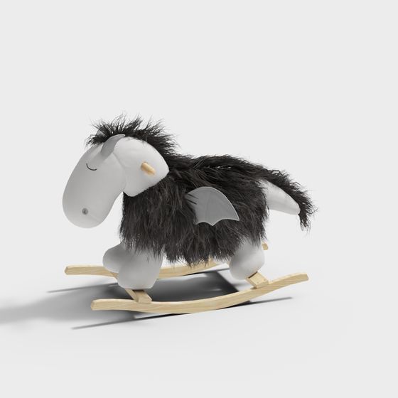 Rocking Horse 3D model for Creative Projects