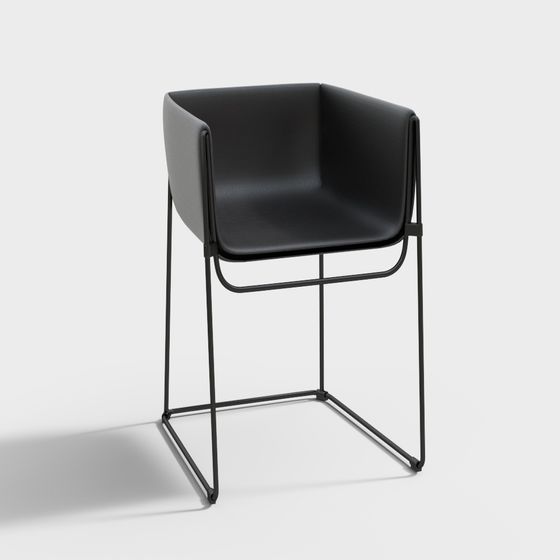 Urban Corner Chair 3D model for Modern Design Projects