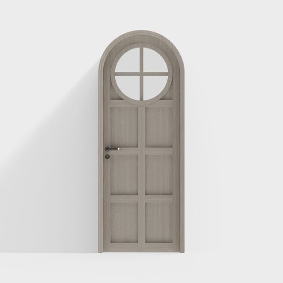 Elegant Arched Door 3D model for Modern Design