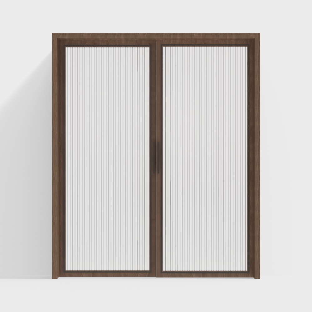 Mid-Century Style Sliding Door