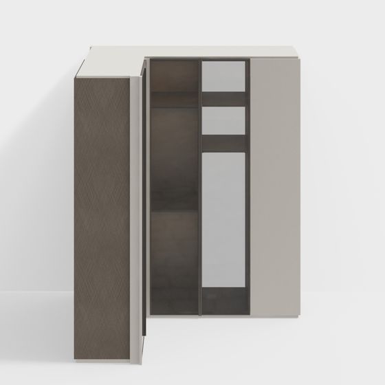 City Window Cabinet 3D model