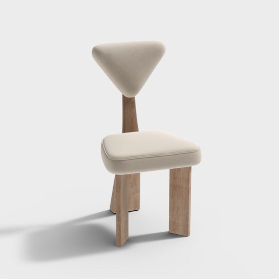 Modern Low-Poly Chair 3D model