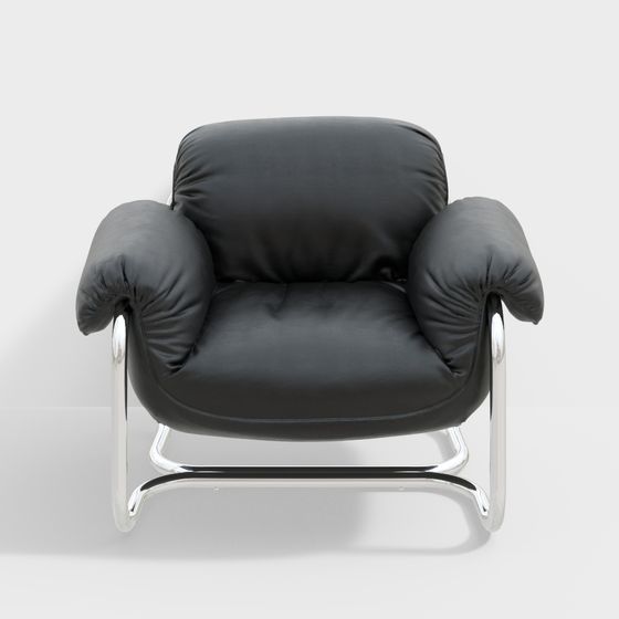 Urban Leisure Chair 3D model for Contemporary Spaces
