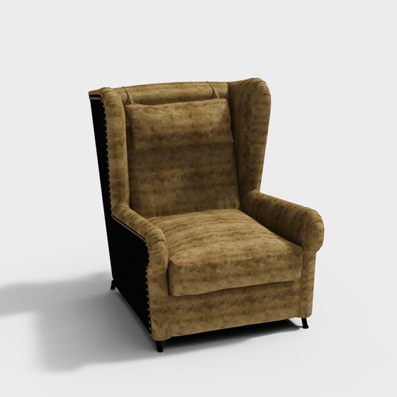 Vintage Style 3D Model Chair