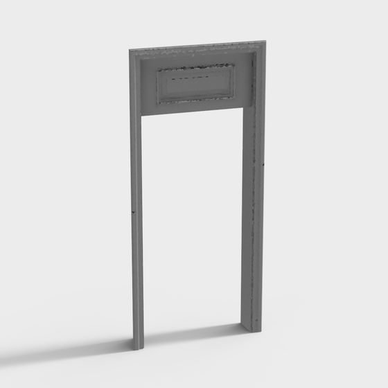 Industrial Door Frame 3D model for Creative Projects