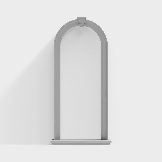Stylish Arch 3D model for Classic Design