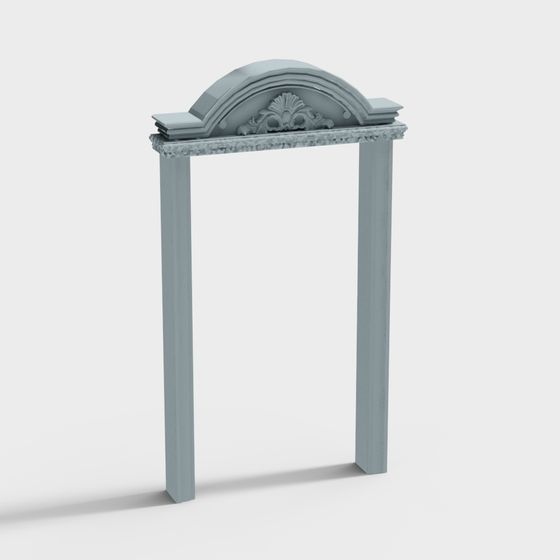 Sophisticated Roman Column 3D model for Modern Creations