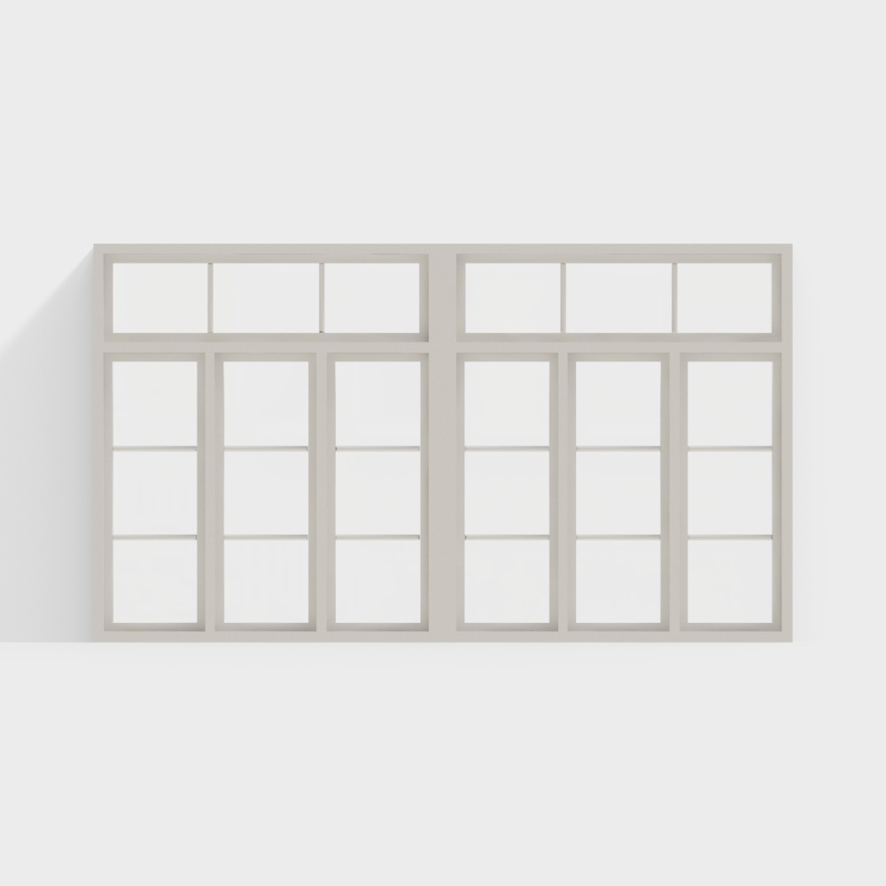 Ventana Decorativa de Estilo Europeo