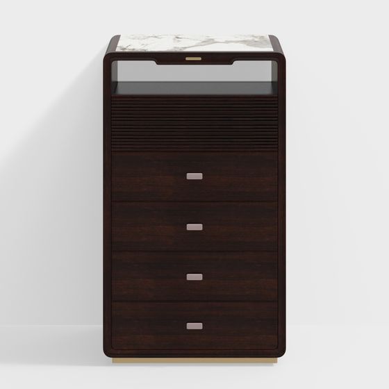 Modern Storage Cabinet 3D model