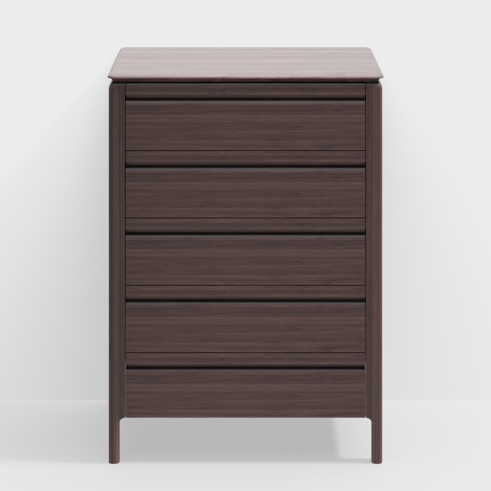 Minimalistischer Fünf-Schubladen Schrank 2